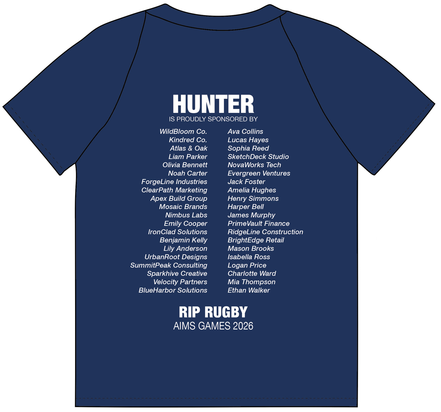 Hunter Bruce - BIS Rip Rugby AIMS Games 2026