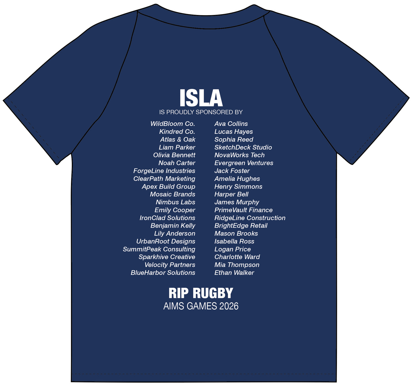 Isla Nielsen - BIS Rip Rugby AIMS Games 2026