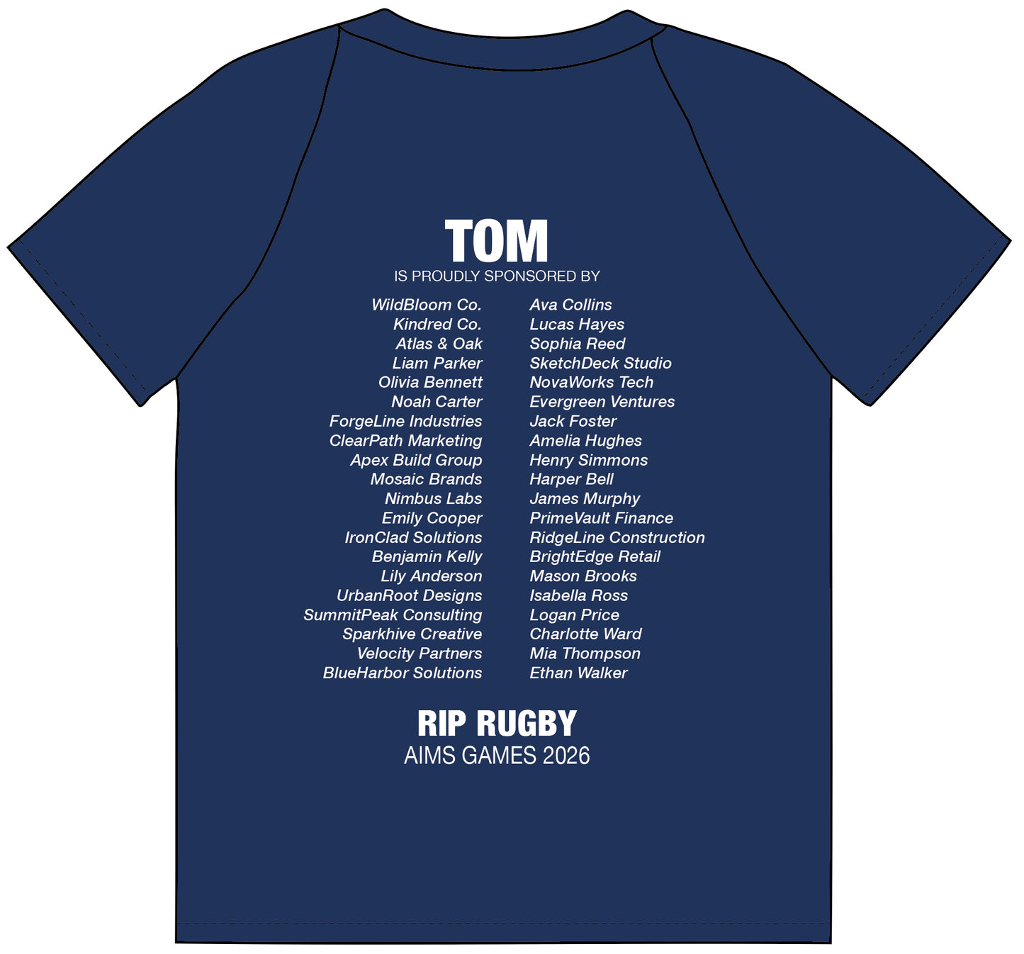 Tom Congdon - BIS Rip Rugby AIMS Games 2026