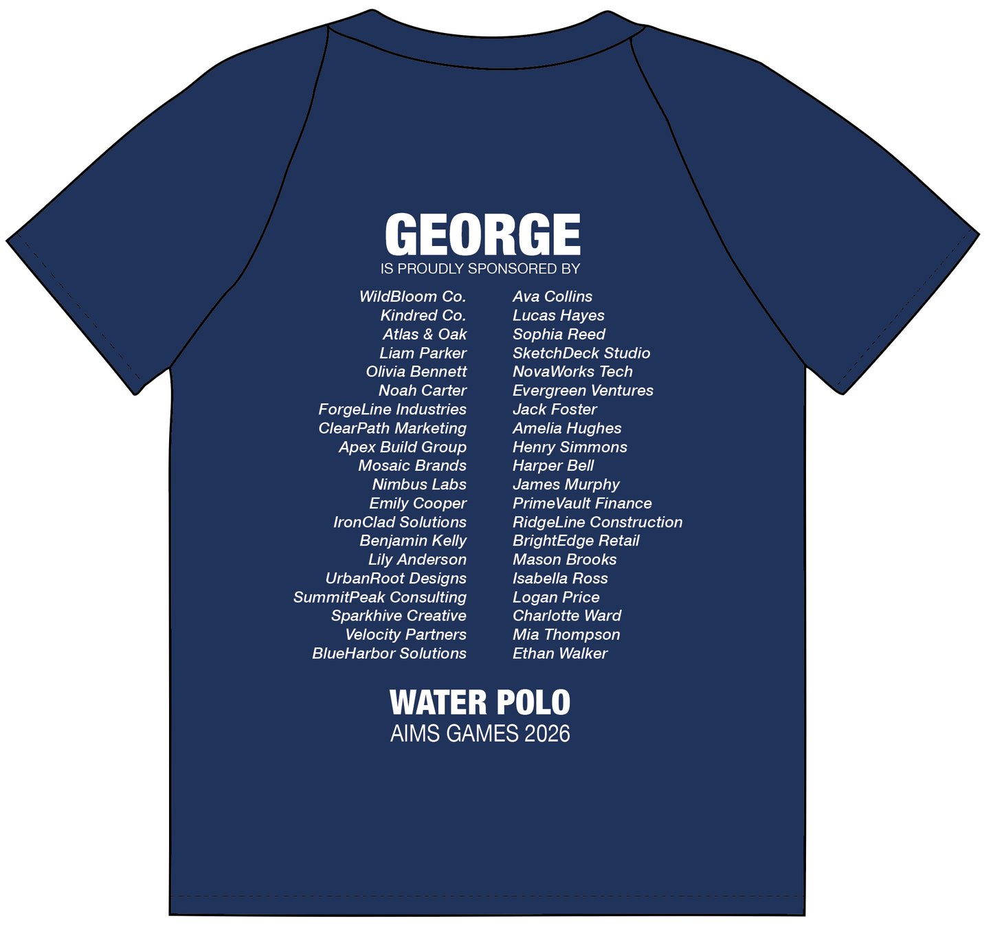 George McDonald - BIS Water Polo AIMS Games 2026